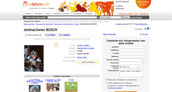 Desktop Screenshot of animacionesbosch.unaplauso.com