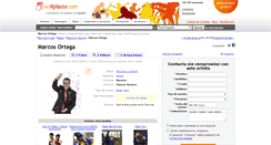 Desktop Screenshot of marcosortega.unaplauso.com