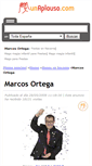 Mobile Screenshot of marcosortega.unaplauso.com