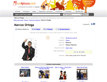 Tablet Screenshot of marcosortega.unaplauso.com